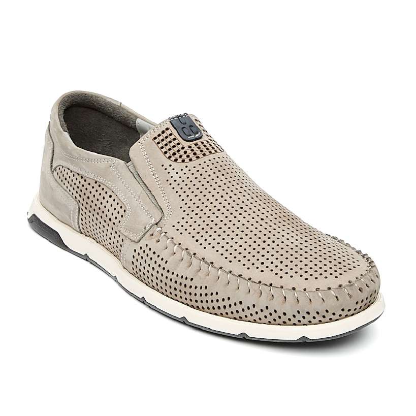 18775-MR-011-704-731 Полуботинки муж.кожа-кожа серый